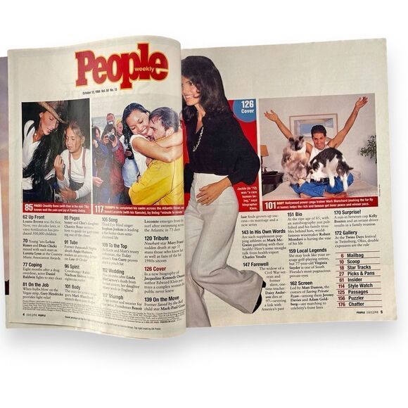 Vintage Oct 1998 People Mag Exclusive Jackie Onassis Shania Twain Paul McCartney - Picture 4 of 16